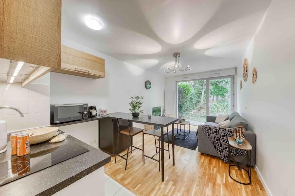 Appartement Moderne, Metro 7, Parking Et Jardin Villejuif Esterno foto