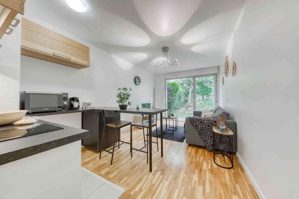 Appartement Moderne, Metro 7, Parking Et Jardin Villejuif Esterno foto