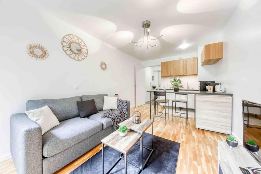 Appartement Moderne, Metro 7, Parking Et Jardin Villejuif Esterno foto